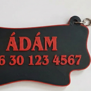 Stranger Things névre szóló egyedi kulcstartó - táska & tok - kulcstartó & táskadísz - kulcstartó - Meska.hu