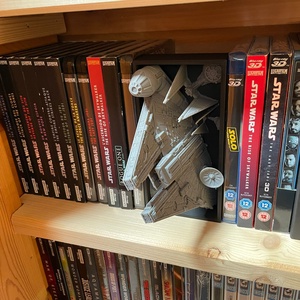 Ezeréves sólyom könyvtámasz - dioráma - otthon & életmód - dekoráció - asztal és polc dekoráció - könyvtámasz - Meska.hu