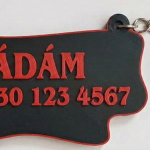 Stranger Things névre szóló egyedi kulcstartó - táska & tok - kulcstartó & táskadísz - kulcstartó - Meska.hu