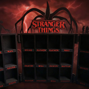 Stranger Things Demogorgonos gyüjtői Kinder Joy Funko figura tartó, 24 figurának - otthon & életmód - dekoráció - asztal és polc dekoráció - díszdoboz - Meska.hu