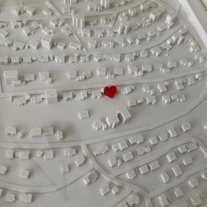 Személyre szabott kép / 3D város / Koordináták / Eredeti / Személyre szabott ajándékok / Nászajándék - esküvő - emlék & ajándék - köszönőajándék - Meska.hu