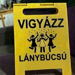 Vicces ajándék tábla, Vigyázz csúszik, Anyu főz, Anyu felmosott, Apu alszik, Leánybúcsú, Lánybúcsú, Legénybúcsú, Esküvő - Meska.hu