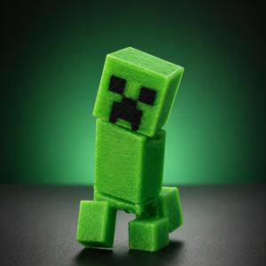 Minecraftos Creeper Mozgatható Figura - Meska.hu