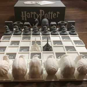 Harry Potter Sakk készlet - játék & sport - táblajáték és kártyajáték - sakk - Meska.hu