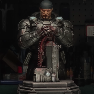 Gears Of War Marcus Fenix Szobor - Meska.hu