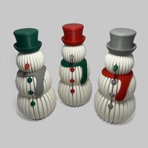 Hóember (3d nyomtatott) - karácsony - karácsonyi lakásdekoráció - karácsonyi lakásdíszek - Meska.hu