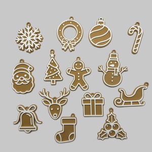 Mézeskalács karácsonyfa díszek (3D nyomtatott), Karácsony, Karácsonyi lakásdekoráció, Karácsonyfadíszek, Fotó, grafika, rajz, illusztráció, MESKA