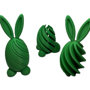 Húsvéti tojás nyuszifüllel (szétcsavarható) - ünnepi díszek, dekorációk - húsvéti díszek és dekorációk - húsvéti asztaldíszek - Meska.hu