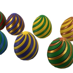 Húsvéti tojás (szétcsavarható) - ünnepi díszek, dekorációk - húsvéti díszek és dekorációk - húsvéti asztaldíszek - Meska.hu