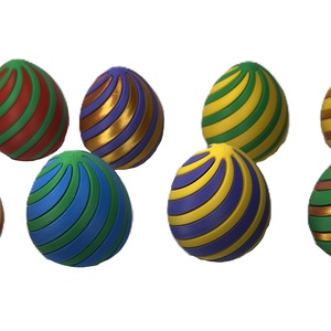 Húsvéti tojás (szétcsavarható) - ünnepi díszek, dekorációk - húsvéti díszek és dekorációk - húsvéti asztaldíszek - Meska.hu