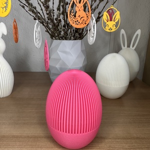 Húsvéti tojás nagy és kicsi méretben (szétcsavarható, rejtett tárolóval) - ünnepi díszek, dekorációk - húsvéti díszek és dekorációk - húsvéti asztaldíszek - Meska.hu