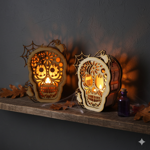 Lézerrel Vágott Koponya sorozat - otthon & életmód - dekoráció - asztal és polc dekoráció - asztaldísz - Meska.hu