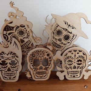 Lézerrel Vágott Koponya sorozat batman - otthon & életmód - dekoráció - asztal és polc dekoráció - asztaldísz - Meska.hu