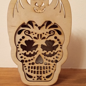 Lézerrel Vágott Koponya sorozat batman - otthon & életmód - dekoráció - asztal és polc dekoráció - asztaldísz - Meska.hu