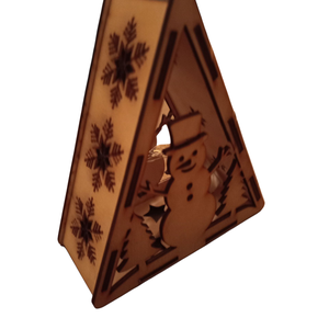 Hóemberes-fa-mécsestarto - karácsony - karácsonyi lakásdekoráció - karácsonyi lakásdíszek - Meska.hu