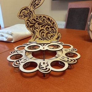 Húsvéti asztali tojástartó - ünnepi díszek, dekorációk - húsvéti díszek és dekorációk - húsvéti tojástartó - Meska.hu