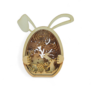 Húsvéti asztali dísz, Ünnepi díszek, dekorációk, Húsvéti díszek és dekorációk, Húsvéti tojástartó, Famegmunkálás, MESKA