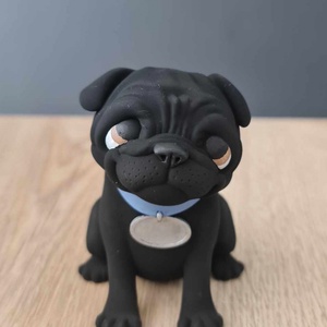 3D mopsz - legyen olyan mint a sajátod :) - otthon & életmód - dekoráció - asztal és polc dekoráció - asztaldísz - Meska.hu