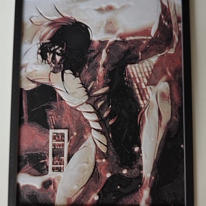 Attack on Titan hueforge kép - otthon & életmód - dekoráció - kép & falikép - 3d képek - Meska.hu