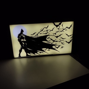 Batman lámpa  - otthon & életmód - lámpa - asztali lámpa - Meska.hu