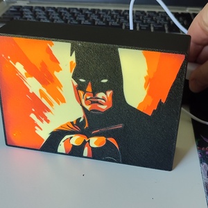 Batman lámpa  - otthon & életmód - lámpa - asztali lámpa - Meska.hu