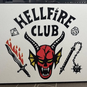 Hellfire Club - Stranger Things Lightbox Hangulatfény  - otthon & életmód - lámpa - hangulatlámpa - Meska.hu
