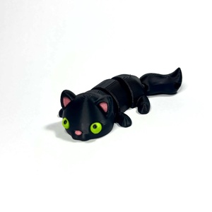 Cica � Izgő-mozgó 3D nyomtatott állatos kulcstartó, Táska & Tok, Kulcstartó & Táskadísz, Kulcstartó, , MESKA