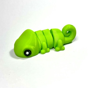 Kaméleon � Izgő-mozgó 3D nyomtatott állatos kulcstartó, Táska & Tok, Kulcstartó & Táskadísz, Kulcstartó, , MESKA