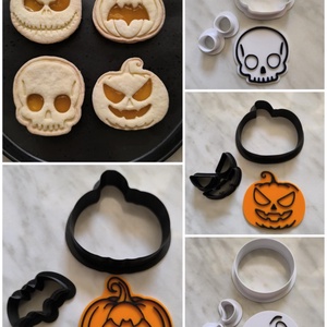 Halloween linzerszett - otthon & életmód - konyhafelszerelés, tálalás - sütés, főzés - sütikiszúró - Meska.hu