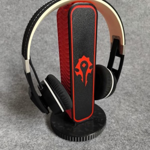 Egyedi Headset tartó gamer stílusban  akár LED világítással is! - otthon & életmód - dekoráció - asztal és polc dekoráció - dekorációs tál, tartó - Meska.hu