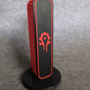 Egyedi Headset tartó gamer stílusban  akár LED világítással is! - otthon & életmód - dekoráció - asztal és polc dekoráció - dekorációs tál, tartó - Meska.hu