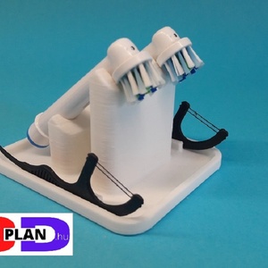 Oral-b fogkefe fej tartó fogselyem tartóval 2db-os - Meska.hu
