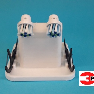 Oral-b fogkefe fej tartó fogselyem tartóval 2db-os - otthon & életmód - fürdőszoba - fogkefetartó - Meska.hu