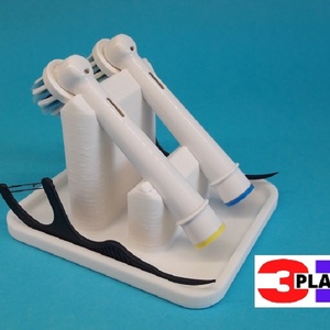 Oral-b fogkefe fej tartó fogselyem tartóval 2db-os - otthon & életmód - fürdőszoba - fogkefetartó - Meska.hu