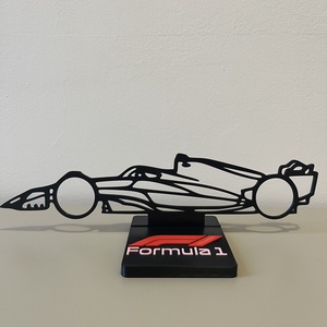 F1 autó sziluett asztali dísz rajongóknak, Otthon & Életmód, Dekoráció, Dísztárgy, Mindenmás, MESKA