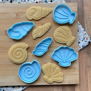 Kagylós sütikiszúró szett, Otthon & Életmód, Konyhafelszerelés, tálalás, Sütés, főzés, Sütikiszúró, Mindenmás, MESKA
