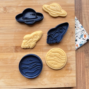 Bolygók és rakéta sütikiszúrók szett - Meska.hu