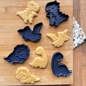 Dínós sütikiszúró szett � 4 cuki figura, Otthon & Életmód, Konyhafelszerelés, tálalás, Sütés, főzés, Sütikiszúró, Mindenmás, MESKA