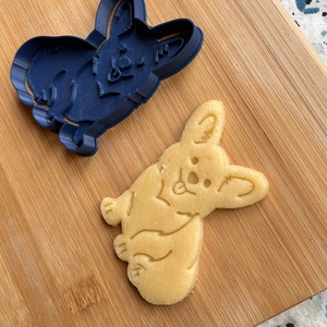 Corgi formájú sütikiszúró - otthon & életmód - konyhafelszerelés, tálalás - sütés, főzés - sütikiszúró - Meska.hu