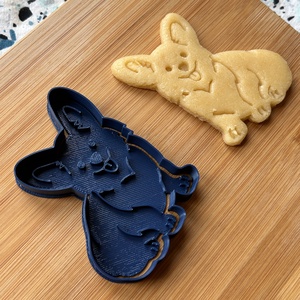 Corgi formájú sütikiszúró - otthon & életmód - konyhafelszerelés, tálalás - sütés, főzés - sütikiszúró - Meska.hu