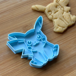 Pikachu sütikiszúró - otthon & életmód - konyhafelszerelés, tálalás - sütés, főzés - sütikiszúró - Meska.hu