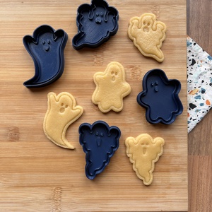 Szellemek halloweeni sütikiszúró szett - 4db - Meska.hu