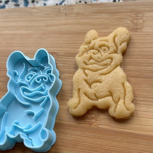 Francia bulldog sütikiszúró - otthon & életmód - konyhafelszerelés, tálalás - sütés, főzés - sütikiszúró - Meska.hu