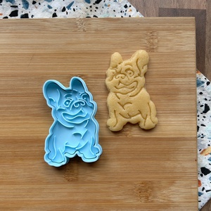 Francia bulldog sütikiszúró - Meska.hu