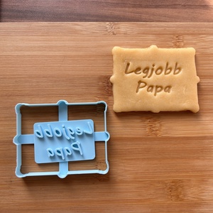 Legjobb Papa feliratos sütikiszúró - Meska.hu