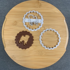 Mopsz linzer kiszúró - otthon & életmód - konyhafelszerelés, tálalás - sütés, főzés - sütikiszúró - Meska.hu