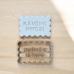 Kávénk nincs! feliratú sütikiszúró, Otthon & Életmód, Konyhafelszerelés, tálalás, Sütés, főzés, Sütikiszúró, , MESKA