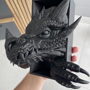 Sárkányos könyvtámasz (Dragon Book Nook)  - otthon & életmód - dekoráció - asztal és polc dekoráció - könyvtámasz - Meska.hu