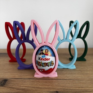Húsvéti nyuszis Kinder tojás tartó � dekoráció és ajándék - ünnepi díszek, dekorációk - húsvéti díszek és dekorációk - húsvéti ajándékátadó - Meska.hu