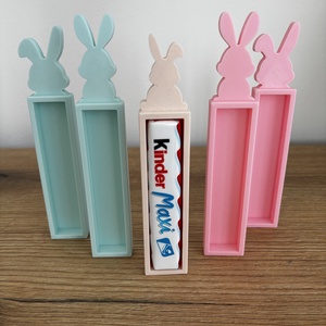 Húsvéti nyuszis Kinder Maxi csoki tartó � dekoráció és ajándék - Meska.hu